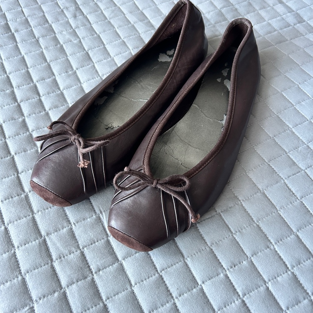 Jessica Simpson Chocolate “Leve” Ballet Flats